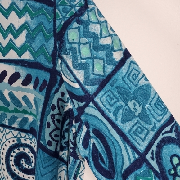 STEPHANIE THOMAS SPORT BUTTON FRONT BLOUSE - Picture 3 of 5